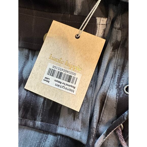 Haute Hippie She Too Will Rise Lace Up Dress Size 2 NWT - Picture 12 of 15